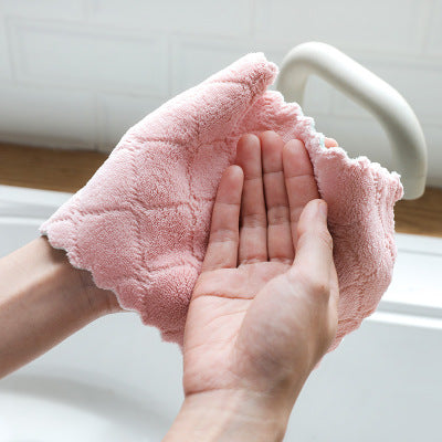 Double-sided strong absorbent rag