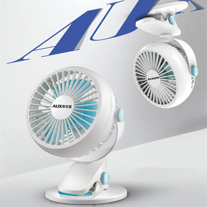 Mini Clip-on USB Desktop Fan