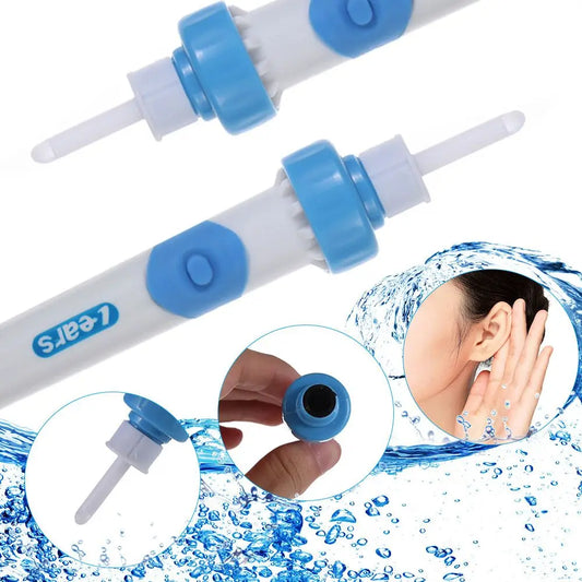 Safety Electric Cordless Vacuum Ear Cleaner Wax Remover Painless Cleaning Tool