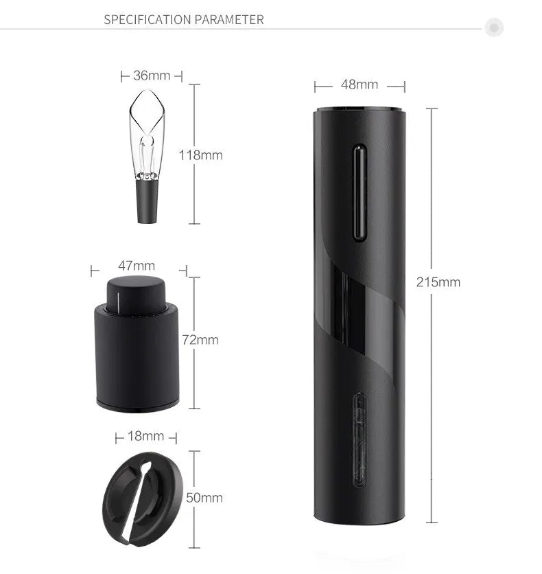 Electronic Bottle Opener Qier Plastic USB Rechargeable Wine Electric Electronic Bottle Opener