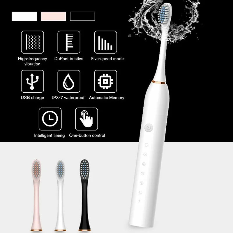 Rechargeable Electric Toothbrush Heads Brush Toothbrushes For Adults And Kids