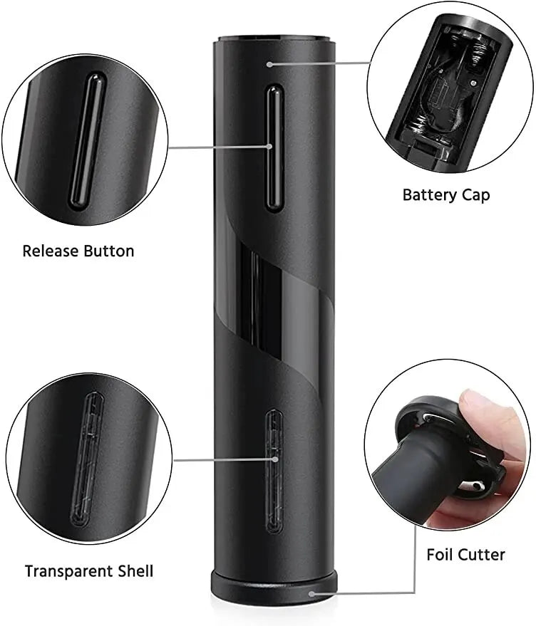 Electronic Bottle Opener Qier Plastic USB Rechargeable Wine Electric Electronic Bottle Opener