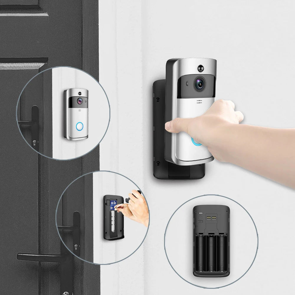 Video Doorbell Smart Wireless WiFi Security Door Bell