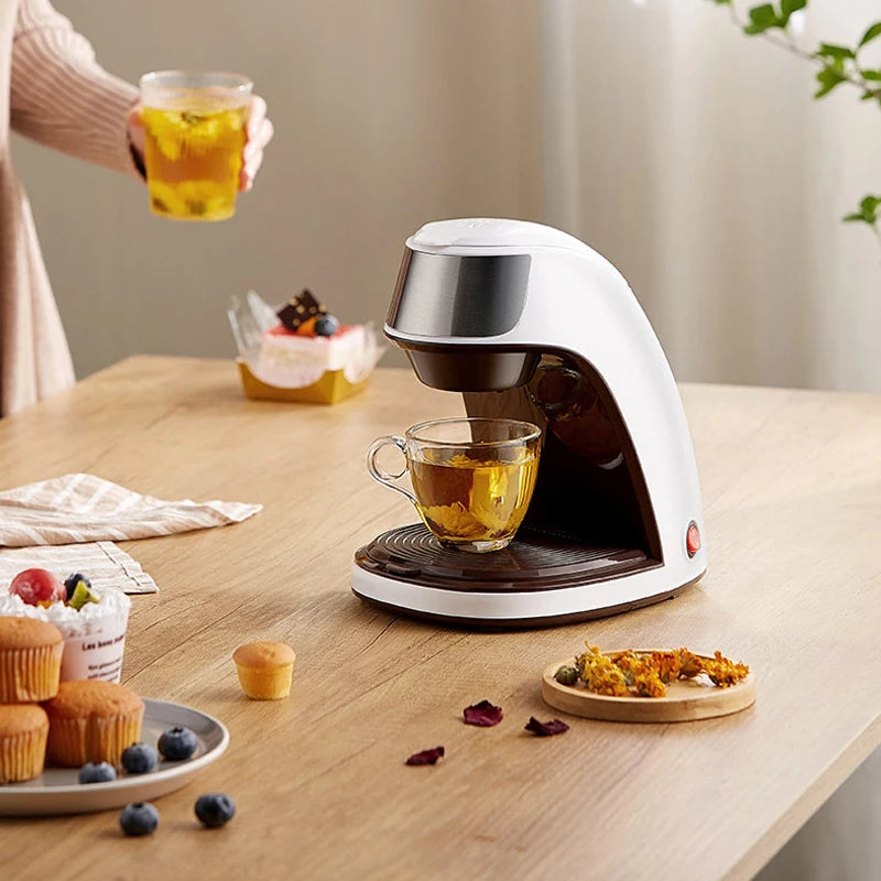New Coffee Machine Fully Automatic Home Office Mini American Small Portable Coffee Maker