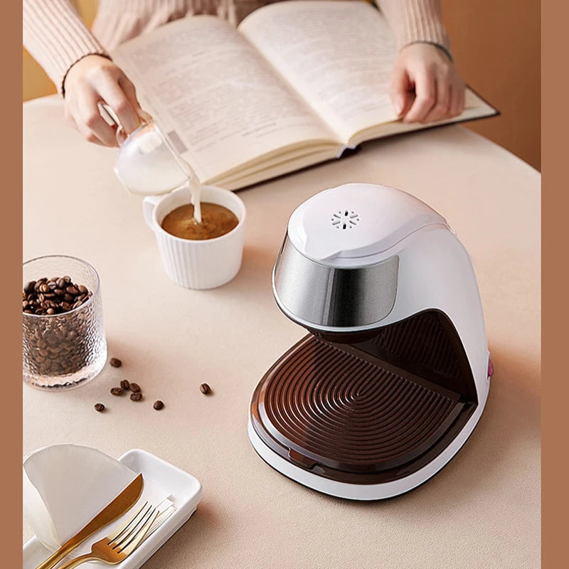 New Coffee Machine Fully Automatic Home Office Mini American Small Portable Coffee Maker